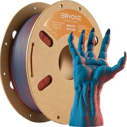 Eryone Kétszínű Matt PLA Zöldeskék&Égetett Narancs - 1.75mm 1kg