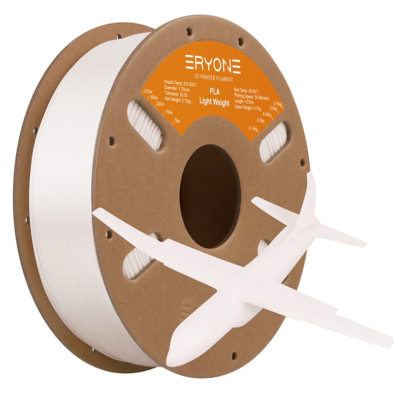 Eryone Könnyű PLA Fehér - 1.75mm 0.75kg 1 Eryone Könnyű PLA Fehér - 1.75mm 0.75kg