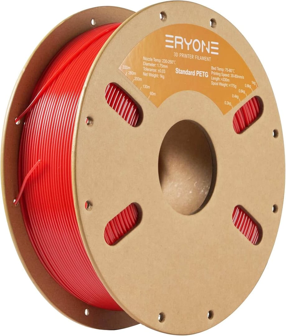 Eryone PET-G Piros - 1.75mm 1kg 1 Eryone PET-G Piros - 1.75mm 1kg